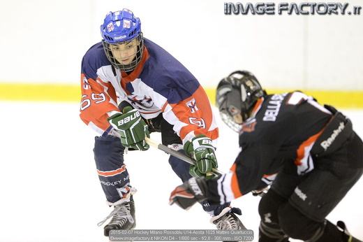 2015-02-07 Hockey Milano Rossoblu U14-Aosta 1025 Matteo Quartuccio